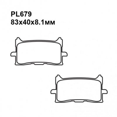 Тормозные колодки Puller PL679