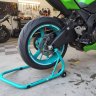 Crazy Iron Подставка мотоподкат задний PRO Бирюзовый