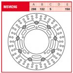 Тормозной диск для мотоциклов Lucas TRW  MSW246