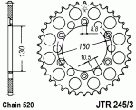 Звезда задняя JTR245/3.45