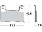 Тормозные колодки Lucas TRW – MCB752SV