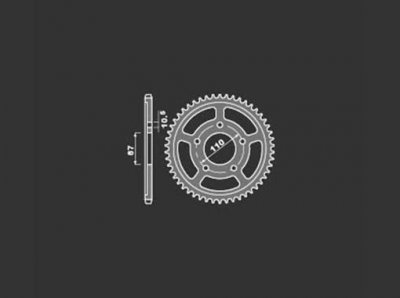 Звезда задняя PBR 795 49 (JTR823.49)