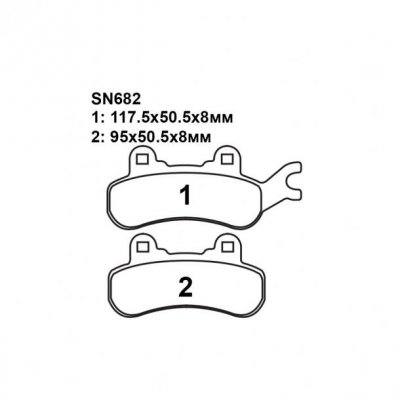 Тормозные колодки Puller SN682