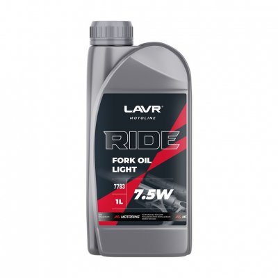 Вилочное масло LAVR Ride Fork Oil 7.5W - 1л.