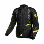 Macna Куртка ULTIMAX ткань черная с желтыми полосками