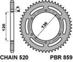 Звезда задняя PBR 859 45 C45 (JTR846.45)