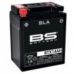 BS-Battery 300758 BTX14AH (FA) Аккумулятор BS SLA, 12В, 12 Ач, 210 А 133x90x164, прямая ( +/- ), (YTX14AH-BS)