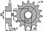 Звезда передняя PBR 2205 C14 (JTF741.14)