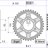 Звезда задняя Ognibene 8061-R40 (JTR1478.40 / JTR478.40) с демпфером