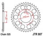 Звезда задняя JTR807.48ZBK черная