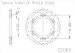 Звезда задняя приводная Esjot 50-32065 45 зубьев (JTR897.45)