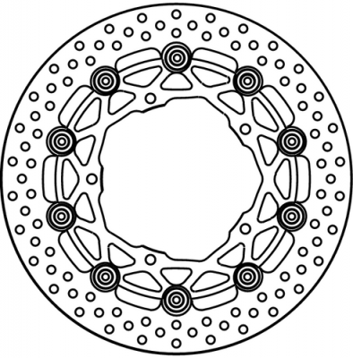Тормозной диск передний GOLDfren 603-005F