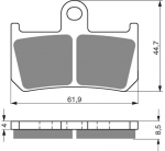 Тормозные колодки дисковые GOLDfren 246 S33