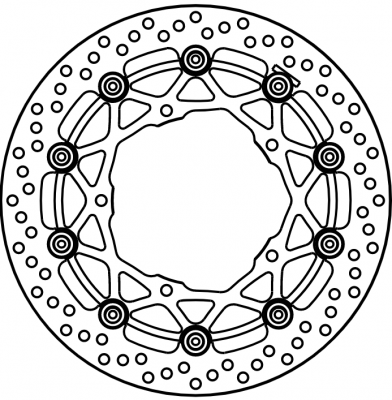 Тормозной диск передний GOLDfren 603-007F