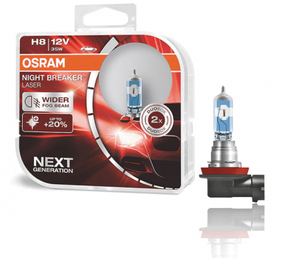 Osram Лампа головного света H8 PGJ19-1 12V35W 3800K