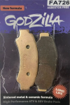 Тормозные колодки Godzilla FA006/FA726 усиленные