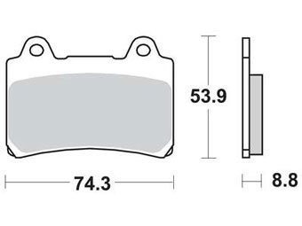 Тормозные колодки Lucas TRW – MCB584