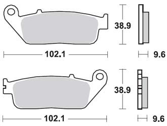 Тормозные колодки Lucas TRW – MCB677