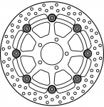 Тормозной диск передний GOLDfren 604-004F