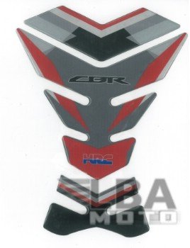 Наклейка на бак LBA для мотоцикла Honda CBR HRC Серо-Красная