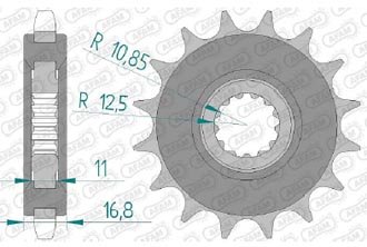 Звезда передняя Afam 21602OEM-16