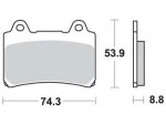 Тормозные колодки Lucas TRW – MCB584SV