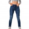 Starks Мотоджинсы женские ZENA LITE Slim fit стрейч, синие