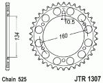 Звезда задняя JTR1307.41