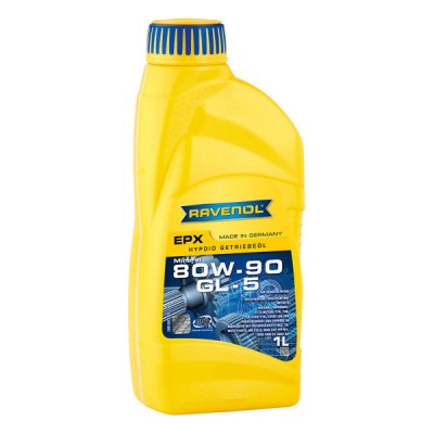 Трансмиссионное масло Ravenol Getriebeoel EPX SAE 80W-90 GL-5 (1л)