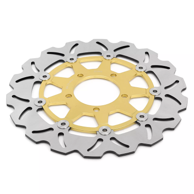 Тормозной диск передний Tarazon ZC945 для Kawasaki Z800 13-17,  ZX10R 11-15, ZX14R 06-19 золотой