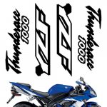 CRAZY IRON Комплект наклеек "YAMAHA YZF Thunderace" белый