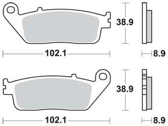 Тормозные колодки Lucas TRW – MCB764SH