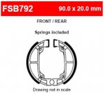 FSB792 Ferodo тормозные колодки