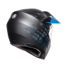 AGV Шлем AX9 ANTARTICA MATT BLACK/CYAN