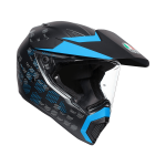 AGV Шлем AX9 ANTARTICA MATT BLACK/CYAN