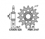 Звезда передняя PBR 2147 17 зуб. 18NC C.525 (JTF1904.17)