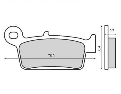 Тормозные колодки Brenta FT 3087