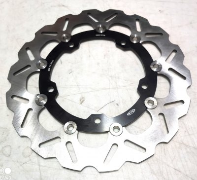 Передние тормозные диски Arashi для Kawasaki Z400 / Ninja 400 ABS / EX400 ABS 18-24 черные