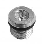 Drag Specialties 1107-0339 Болт сливной 5/16"-18 с магнитом (Harley Davidson OEM 60391‑04)