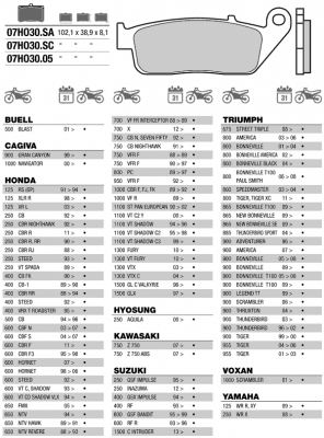 Brembo 07HO3005 Тормозные колодки