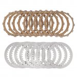 Комплект дисков сцепления AHL Сталь+Фрикционы Suzuki DL1000 02-09, SV1000 03-08, GSX1300R 02-17