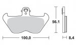 Тормозные колодки Lucas TRW – MCB680SV