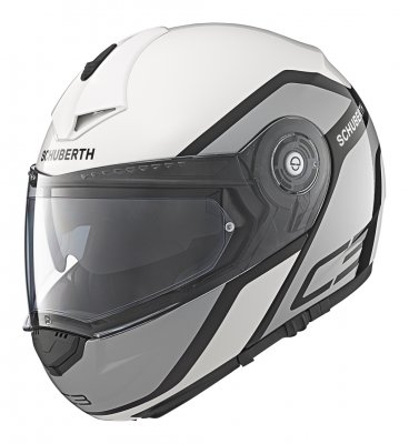 Шлем SCHUBERTH C-3 Pro Observer бело-серый
