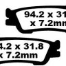 Тормозные колодки EBC FA450R