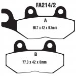 EBC Тормозные колодки FA214