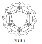 Тормозной диск GOLDfren 7151F1