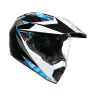 AGV Шлем AX9 NORTH BLACK/WHITE/CYAN