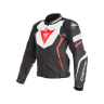 Куртка кожаная Dainese AVRO 4 25A BLK-MT/WH/FL-RED