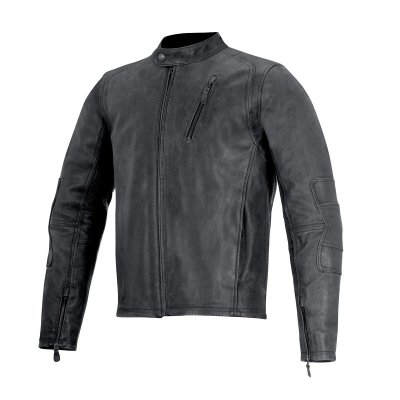 Куртка кожаная MONTY LEATHER JACKET черный