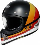 Шлем SHOEI EX-ZERO EQUATION черно-бело-оранжево-красный